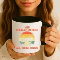 Cool Drumming Gifts Drummer Accessories & Stuff Coffee Mug thumb 3