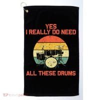 Cool Drumming Gifts Drummer Accessories & Stuff Golf Towel thumb 0