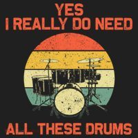 Cool Drumming Gifts Drummer Accessories & Stuff Golf Towel thumb 3