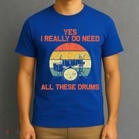Cool Drumming Gifts Drummer Accessories & Stuff T-Shirt thumb 3