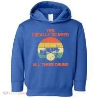 Cool Drumming Gifts Drummer Accessories & Stuff Toddler Hoodie thumb 0