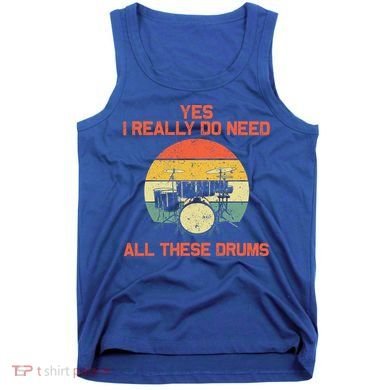 Cool Drumming Gifts Drummer Accessories & Stuff Tank Top