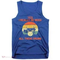 Cool Drumming Gifts Drummer Accessories & Stuff Tank Top thumb 0