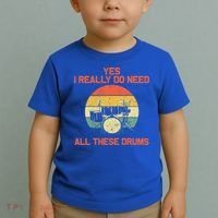Cool Drumming Gifts Drummer Accessories & Stuff Toddler T-Shirt thumb 2