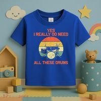 Cool Drumming Gifts Drummer Accessories & Stuff Toddler T-Shirt thumb 3