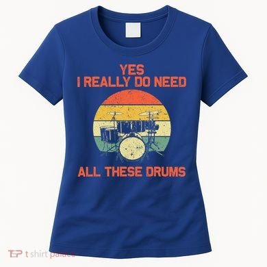 Cool Drumming Gifts Drummer Accessories & Stuff Women's T-Shirt