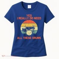 Cool Drumming Gifts Drummer Accessories & Stuff Women's T-Shirt thumb 0