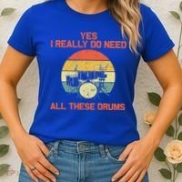 Cool Drumming Gifts Drummer Accessories & Stuff Women's T-Shirt thumb 2