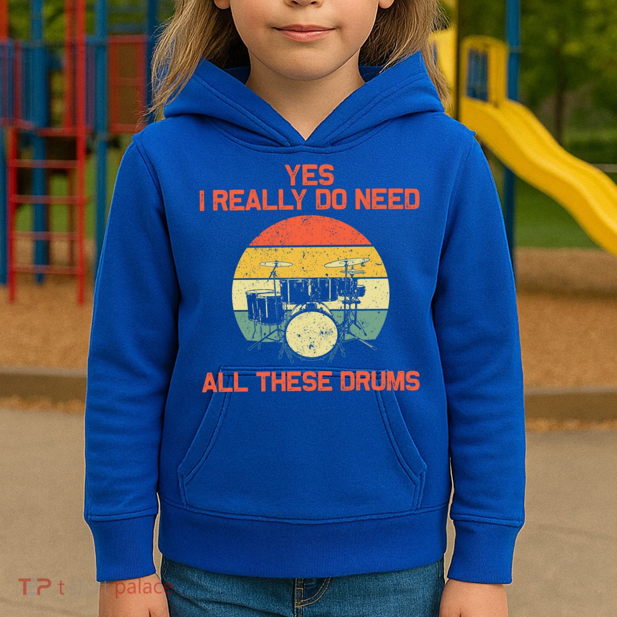 Cool Drumming Gifts Drummer Accessories & Stuff Kids Hoodie