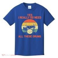 Cool Drumming Gifts Drummer Accessories & Stuff Kids T-Shirt thumb 0