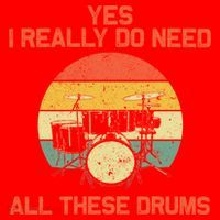 Cool Drumming Gifts Drummer Accessories & Stuff Santa Hat thumb 1