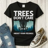 Cute Disc Golf For Men Women Disc Golf Player Women's T-Shirt thumb 3