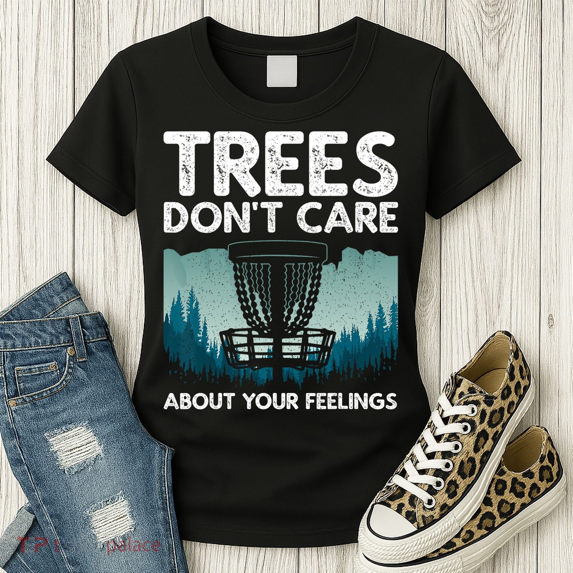 Cute Disc Golf For Men Women Disc Golf Player Women's T-Shirt