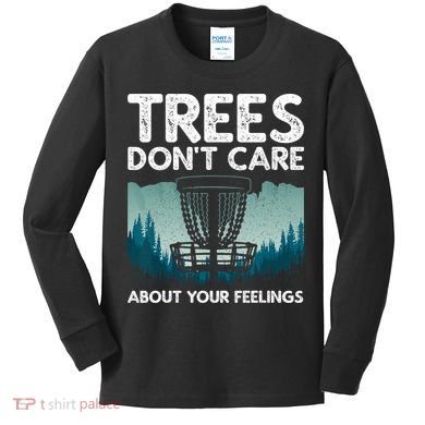 Cute Disc Golf For Men Women Disc Golf Player Kids Long Sleeve Shirt