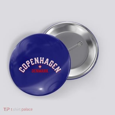 Copenhagen Denmark Gift Button