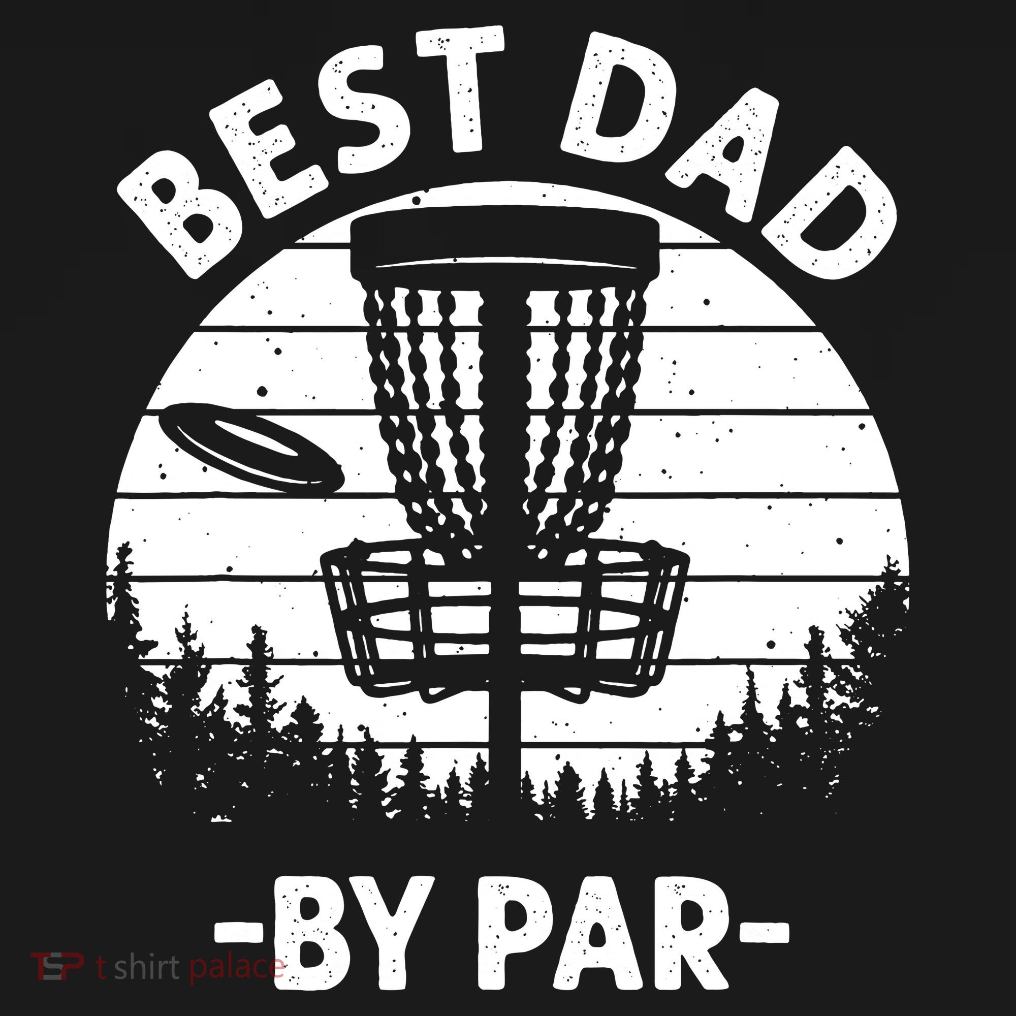 Cool Disc Golf For Dad Sports Tournament Best Dad By Par Long Sleeve Shirt
