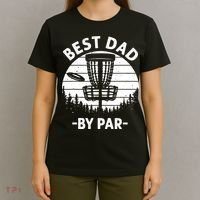 Cool Disc Golf For Dad Sports Tournament Best Dad By Par T-Shirt thumb 4