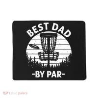 Cool Disc Golf For Dad Sports Tournament Best Dad By Par Mousepad thumb 0