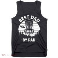 Cool Disc Golf For Dad Sports Tournament Best Dad By Par Tank Top thumb 0