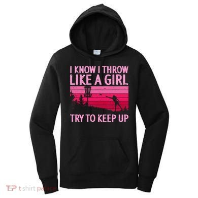 Cool Disc Golf Design For  Disc Golf Player Women's Hoodie