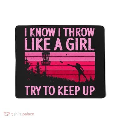 Cool Disc Golf Design For  Disc Golf Player Mousepad