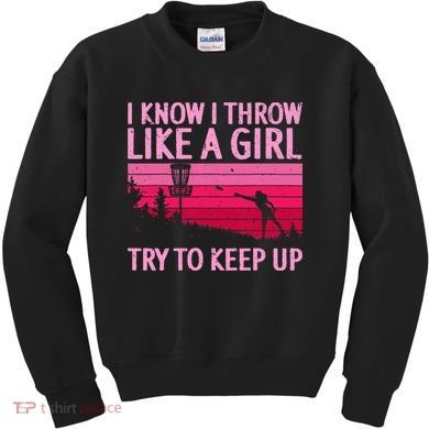 Cool Disc Golf Design For  Disc Golf Player Kids Sweatshirt