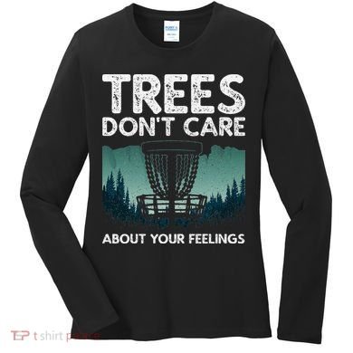 Cute Disc Golf Design Disc Golf Player Women's Long Sleeve Shirt