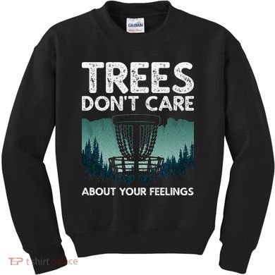 Cute Disc Golf Design Disc Golf Player Kids Sweatshirt