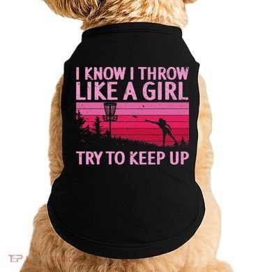 Cool Disc Golf Design For Women Disc Golf Player Doggie Tank