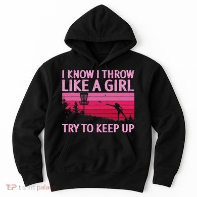 Cool Disc Golf Design For Women Disc Golf Player Hoodie