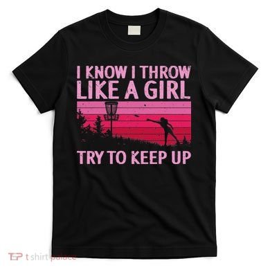 Cool Disc Golf Design For Women Disc Golf Player T-Shirt