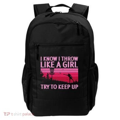 Cool Disc Golf Design For Women Disc Golf Player Backpack