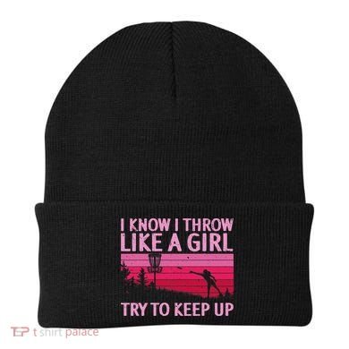 Cool Disc Golf Design For Women Disc Golf Player Beanie