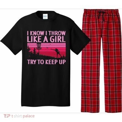 Cool Disc Golf Design For Women Disc Golf Player Pajama Set