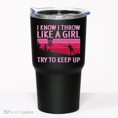 Cool Disc Golf Design For Women Disc Golf Player Tumbler