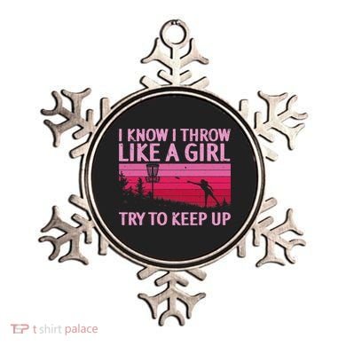 Cool Disc Golf Design For Women Disc Golf Player Ornament