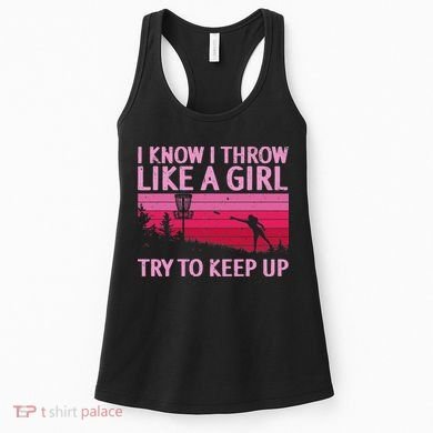 Cool Disc Golf Design For Women Disc Golf Player Women's Tank Top
