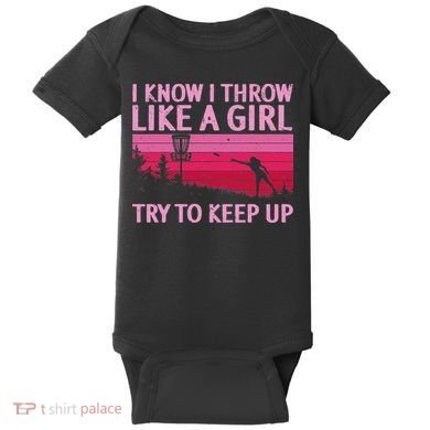 Cool Disc Golf Design For Women Disc Golf Player Baby Bodysuit
