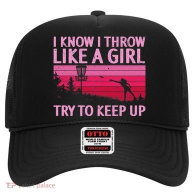 Cool Disc Golf Design For Women Disc Golf Player Hat