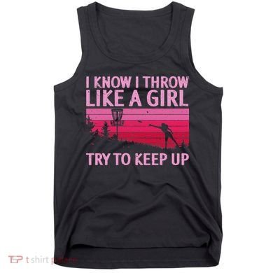 Cool Disc Golf Design For Women Disc Golf Player Tank Top