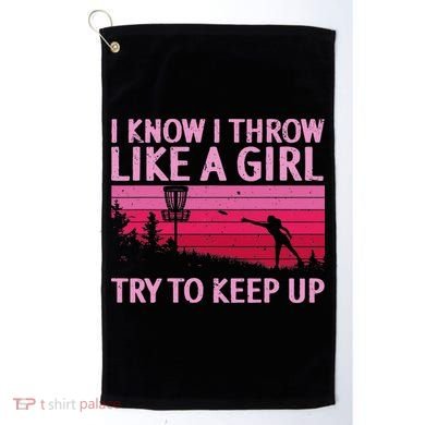 Cool Disc Golf Design For Women Disc Golf Player Golf Towel