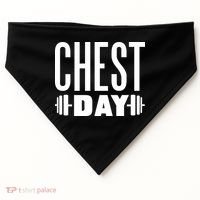 Chest Day Gym Workout USA-Made Doggie Bandana thumb 0