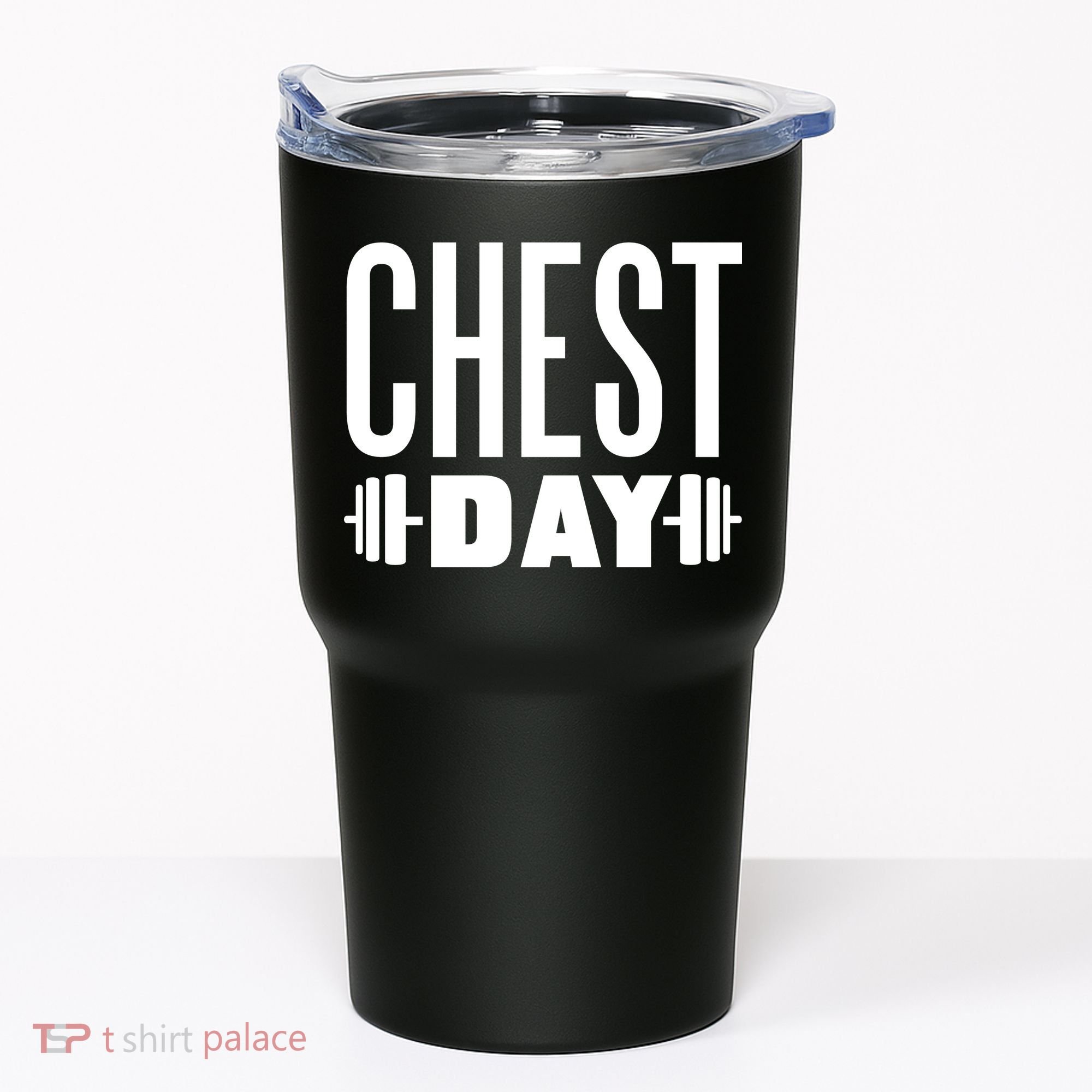 Chest Day Gym Workout Tumbler