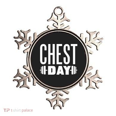 Chest Day Gym Workout Ornament