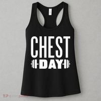 Chest Day Gym Workout Women's Tank Top thumb 3