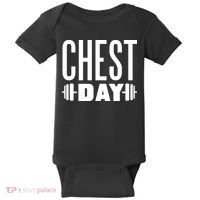 Chest Day Gym Workout Baby Bodysuit thumb 0