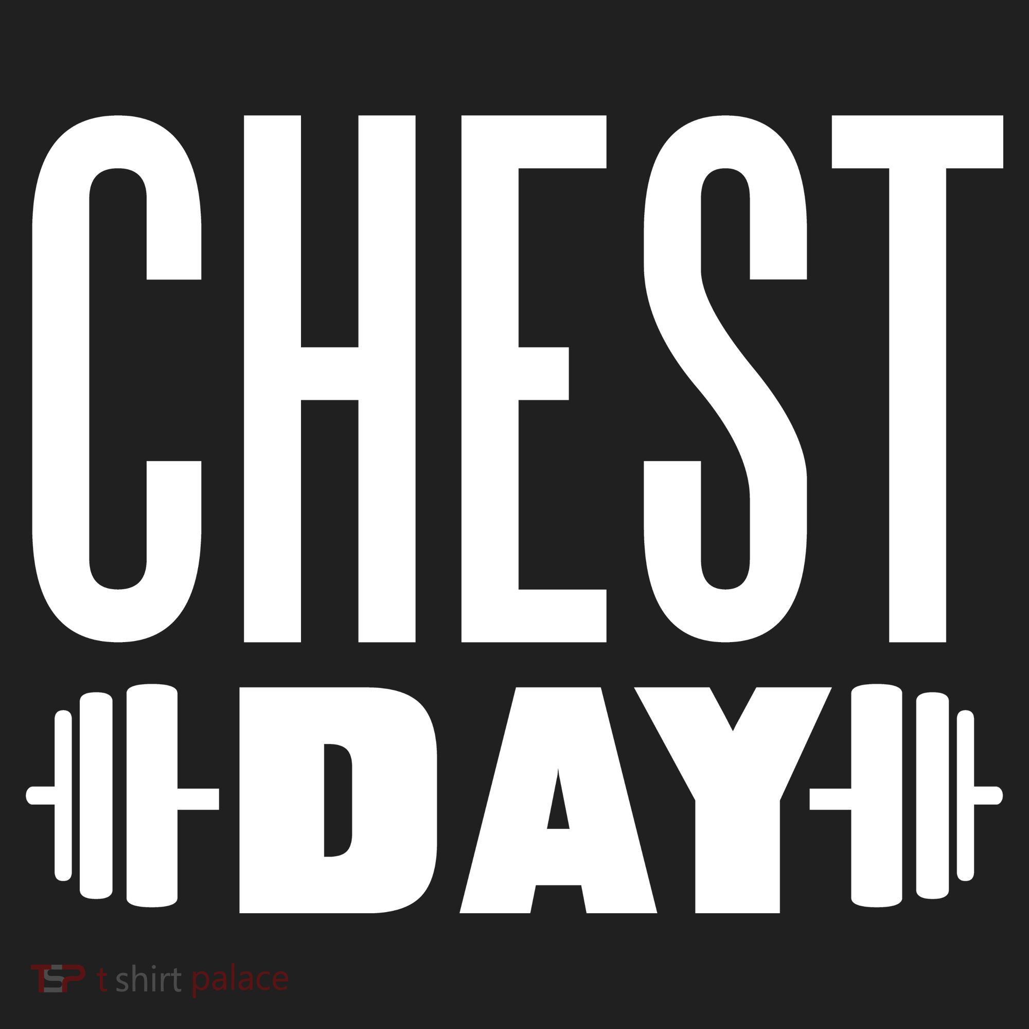 Chest Day Gym Workout Golf Towel