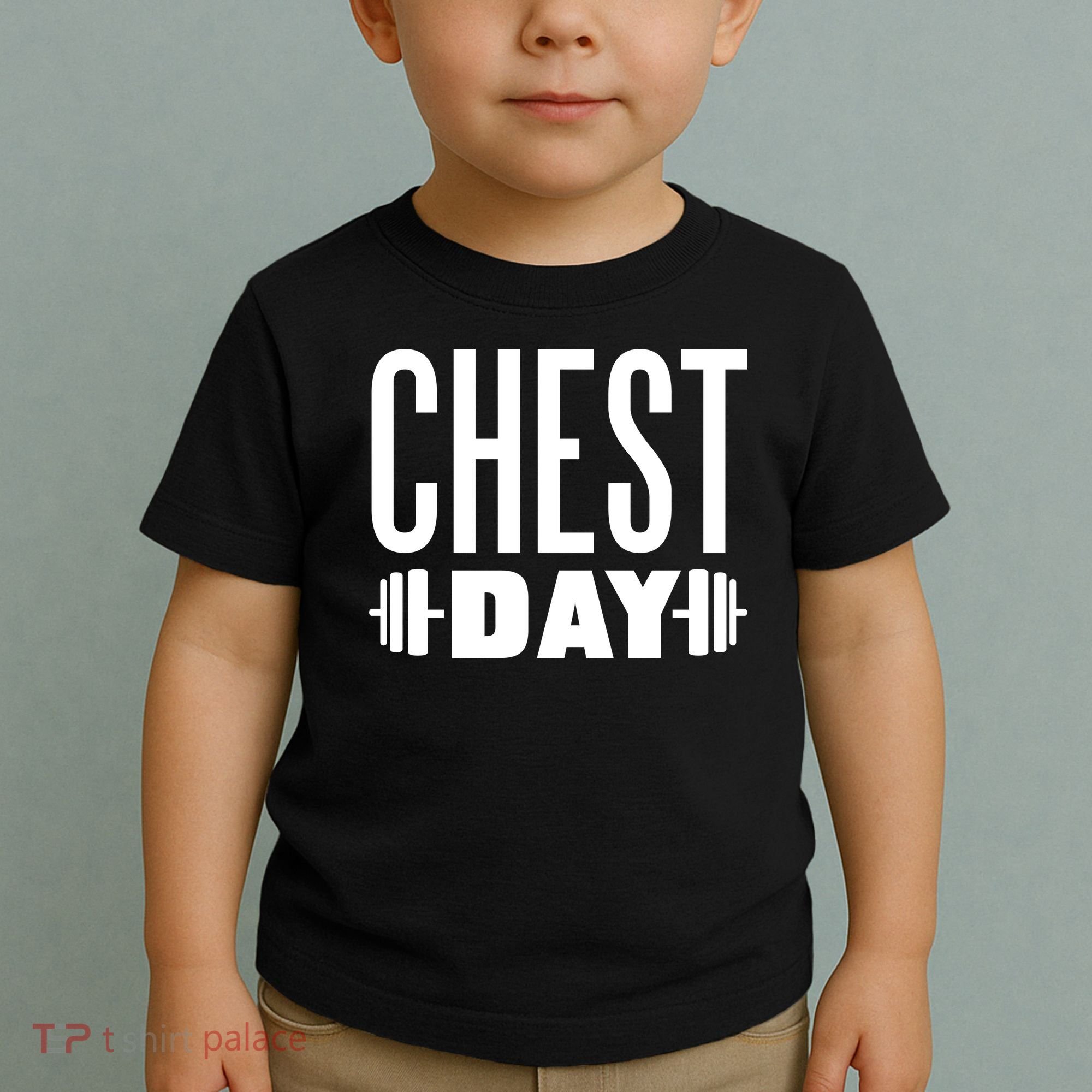 Chest Day Gym Workout Toddler T-Shirt