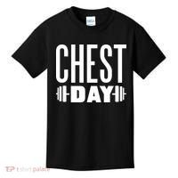 Chest Day Gym Workout Kids T-Shirt thumb 0