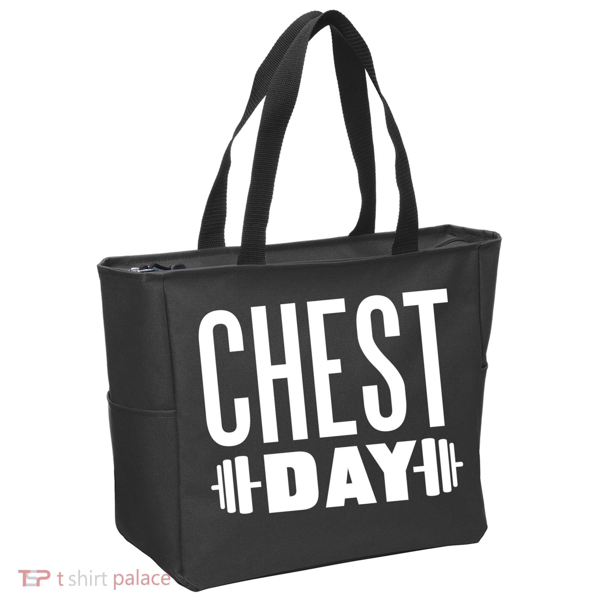 Chest Day Gym Workout Tote Bag
